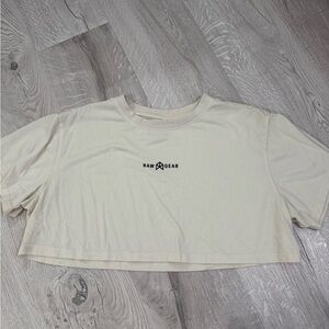 RAW GEAR Women's Cream Crop Top